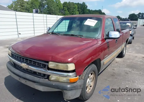 2002 Chevrolet Silverado 1500 Ls z USA, uszkodzony, nr VIN 1GCEC19T02Z130553